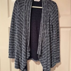 Women's Blue Striped Sweater
